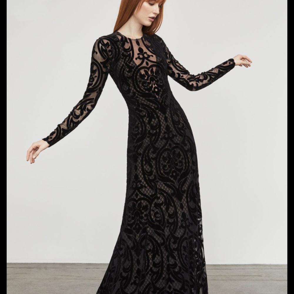 SOLD Selma Velvet Burnout Gown